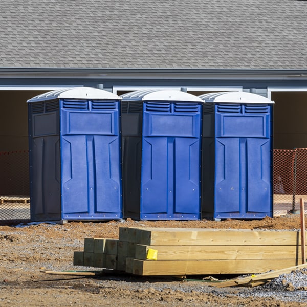 how can i report damages or issues with the portable toilets during my rental period in Ada Minnesota